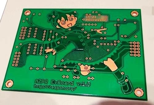 濃濃日漫風的“基板少女”開發板